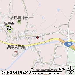 奈良県高市郡高取町兵庫277周辺の地図