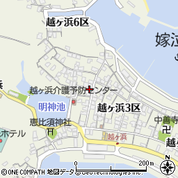 山口県萩市椿東（越ヶ浜５区）周辺の地図