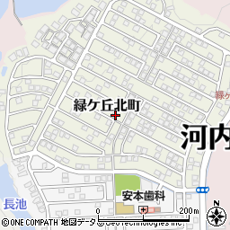 大阪府河内長野市緑ケ丘北町20-2周辺の地図