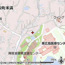 広島県東広島市八本松町米満10479周辺の地図
