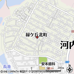 大阪府河内長野市緑ケ丘北町20-3周辺の地図