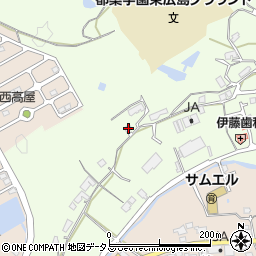 広島県東広島市高屋町杵原1211周辺の地図