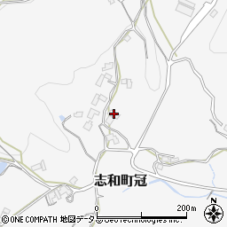 広島県東広島市志和町冠2134周辺の地図
