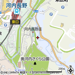 大阪府河内長野市河合寺16-1周辺の地図