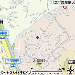広島県東広島市高屋町中島239周辺の地図