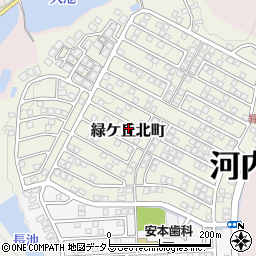 大阪府河内長野市緑ケ丘北町20-17周辺の地図