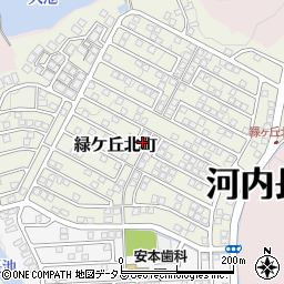 大阪府河内長野市緑ケ丘北町20-21周辺の地図