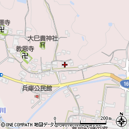 奈良県高市郡高取町兵庫972周辺の地図