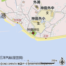 神島神社周辺の地図