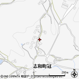 広島県東広島市志和町冠2122周辺の地図