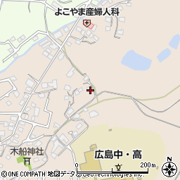 広島県東広島市高屋町中島207周辺の地図