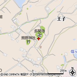 兵庫県淡路市王子255周辺の地図