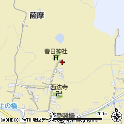 薩摩公民館周辺の地図