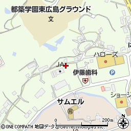 広島県東広島市高屋町杵原1278-1周辺の地図