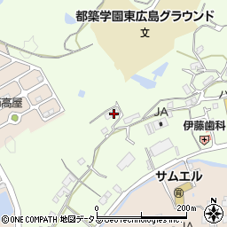 広島県東広島市高屋町杵原1214周辺の地図