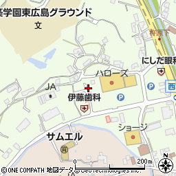 広島県東広島市高屋町杵原1294周辺の地図