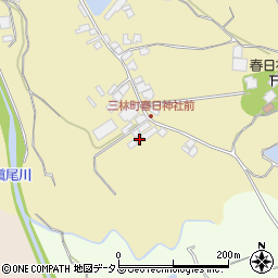 大阪府和泉市三林町704周辺の地図