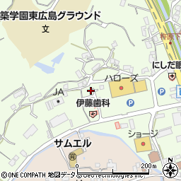 広島県東広島市高屋町杵原1294-13周辺の地図