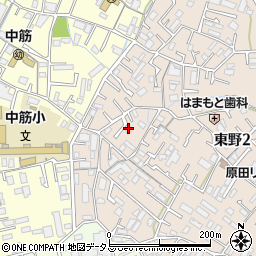小坂表具店周辺の地図