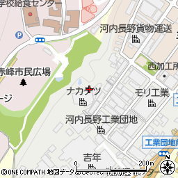 大阪府河内長野市上原西町9周辺の地図