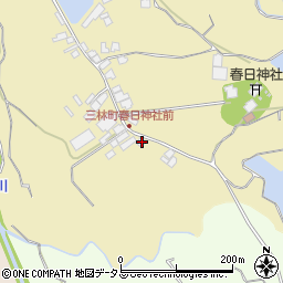 大阪府和泉市三林町694-2周辺の地図