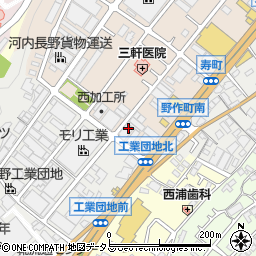 大阪府河内長野市寿町2-30周辺の地図