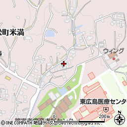 広島県東広島市八本松町米満10478周辺の地図
