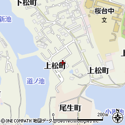 大阪府岸和田市下松町1092-20周辺の地図