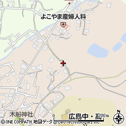 広島県東広島市高屋町中島210周辺の地図