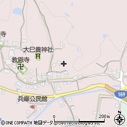 奈良県高市郡高取町兵庫985周辺の地図