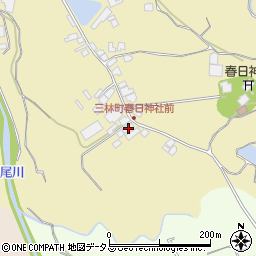 大阪府和泉市三林町696-3周辺の地図