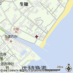 生穂水道商会周辺の地図