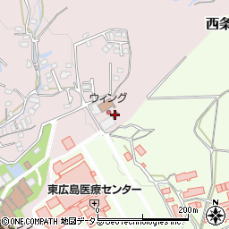 広島県東広島市八本松町米満10461周辺の地図