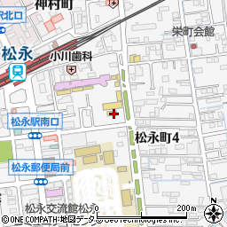 セブンイレブン福山松永町４丁目店周辺の地図