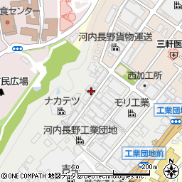 大阪府河内長野市上原西町8-13周辺の地図