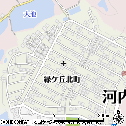 大阪府河内長野市緑ケ丘北町周辺の地図