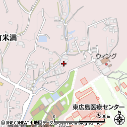 広島県東広島市八本松町米満1072周辺の地図