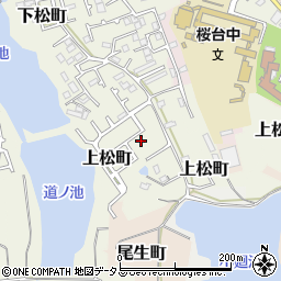 大阪府岸和田市下松町1108周辺の地図