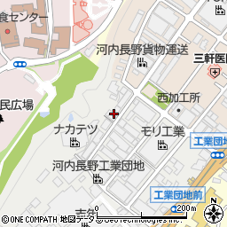 大阪府河内長野市上原西町8-12周辺の地図