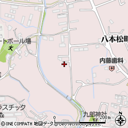 広島県東広島市八本松町米満611周辺の地図