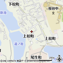 大阪府岸和田市下松町1092-4周辺の地図