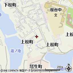 大阪府岸和田市下松町1108-7周辺の地図