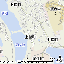 大阪府岸和田市下松町1090-19周辺の地図