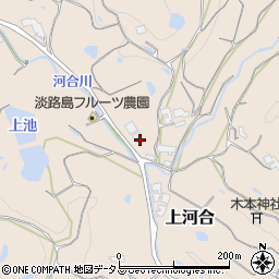 兵庫県淡路市上河合680周辺の地図
