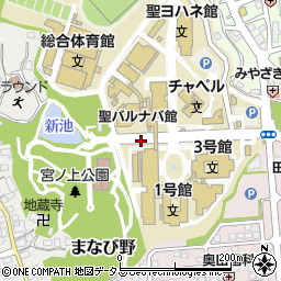 大阪府和泉市まなび野周辺の地図