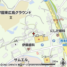 広島県東広島市高屋町杵原1305周辺の地図