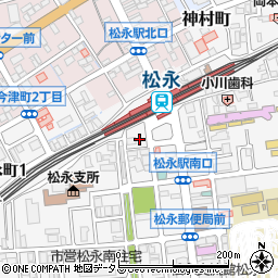 株式会社ファーマシィ　ファーマシィ薬局松永ファミール周辺の地図