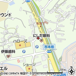 広島県東広島市高屋町杵原1326-2周辺の地図