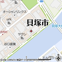 大阪府貝塚市二色南町2-2周辺の地図