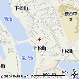 大阪府岸和田市下松町1090-4周辺の地図